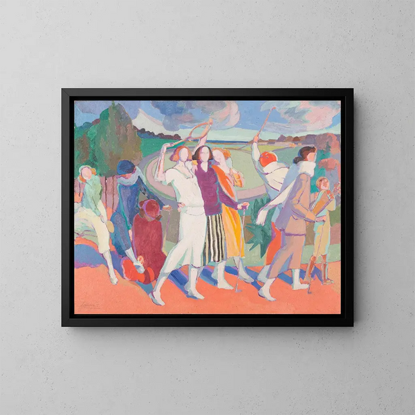 Sport - Guillermo Laborde — gerahmtes Bild an der Wand