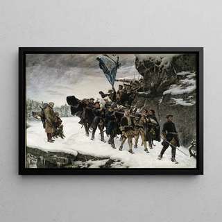 Gustaf Cederstrm - Bringing Home the Body of King Karl XII of Sweden.webp