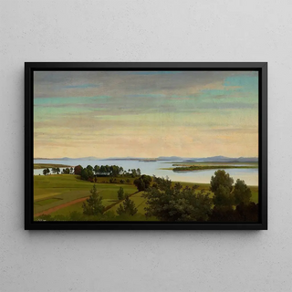 Gustaf Wilhelm Palm - Lake Siljan Study.webp