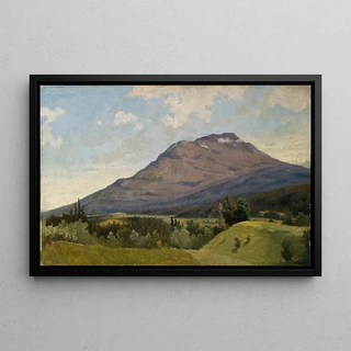 Gustaf Wilhelm Palm - Summer Landscape with Mountain.webp
