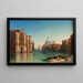 Ansicht des Großen Kanals in Venedig - Gustaf Wilhelm Palm — gerahmtes Bild an der Wand