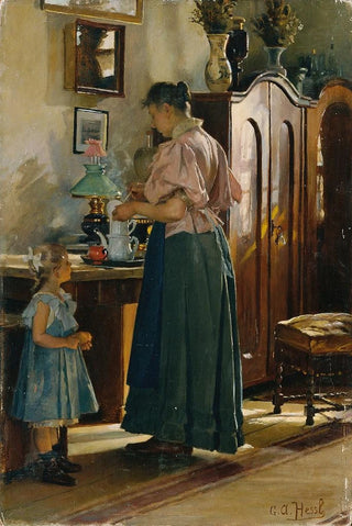 Gustav August Hessl - Vesperzeit.webp