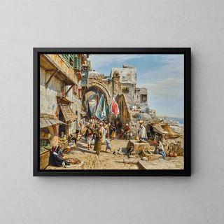 Gustav Bauernfeind - Procession In Jaffa.webp