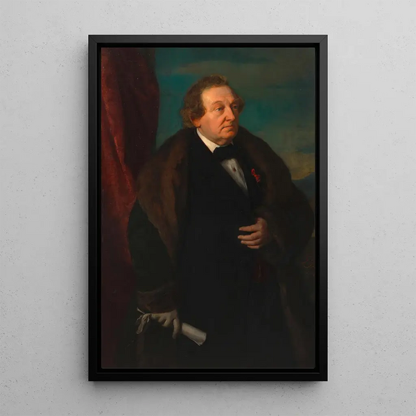 Heinrich Johann Immanuel Anschtz Schauspieler - Gustav Gaul — gerahmtes Bild an der Wand