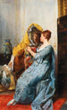 Dame im Boudoir - Gustav Holweg-Glantschnigg — Ansicht des Kunstwerks