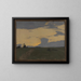 Abendwolken - Gustav Kampmann — gerahmtes Bild an der Wand