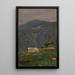 Blick von der Hornisgrinde - Gustav Kampmann — gerahmtes Bild an der Wand