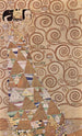 L'Attente - Gustav Klimt — Ansicht des Kunstwerks