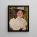 Mädchen in Grün - Gustav Klimt — gerahmtes Bild an der Wand