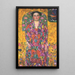 Portrait Eugenia Primavesi - Gustav Klimt — gerahmtes Bild an der Wand