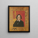 Portrait von Josef Pembaur - Gustav Klimt — gerahmtes Bild an der Wand