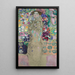 Posthumes Porträt von Ria Munk III - Gustav Klimt — gerahmtes Bild an der Wand