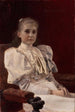 Junge sitzende Mädchen - Gustav Klimt — Ansicht des Kunstwerks