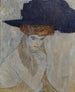 Der schwarze Federhut - Gustav Klimt — Ansicht des Kunstwerks