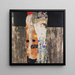 Die drei Lebensalter der Frau - Gustav Klimt — gerahmtes Bild an der Wand
