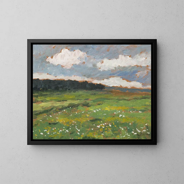 Studie einer Landschaft - Gustav Macoun — gerahmtes Bild an der Wand