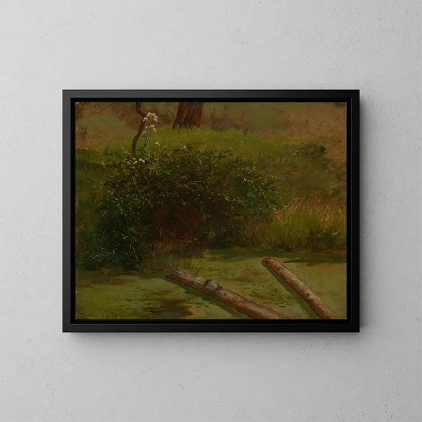 Ciguë de Blhender - Gustav Osterroht — gerahmtes Bild an der Wand