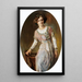 Portrait einer Dame - Gustav Riencker — gerahmtes Bild an der Wand