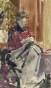 Portrait der Künstlerin - Gustav Schrägle — Ansicht des Kunstwerks