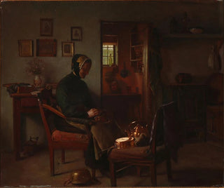 Die Hühner von Kobbertjet - Gustav Vermehren — Ansicht des Kunstwerks