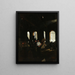 Schmied in der Werkstatt - Gustav Vilhelm Blom — gerahmtes Bild an der Wand