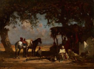 eines arabischen Lagers - Gustave-Achille Guillaumet — Ansicht des Kunstwerks