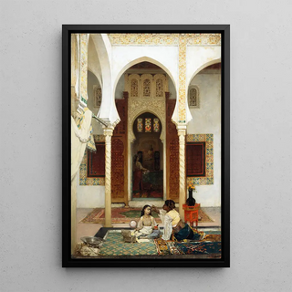 GustaveAchille Guillaumet - Women in an Eastern Courtyard.webp
