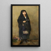 La Fille aux fleurs - Gustave-Claude-Étienne Courtois — gerahmtes Bild an der Wand