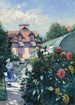 Dahlias im Garten in Petit-Gennevilliers - Gustave Caillebotte — Ansicht des Kunstwerks