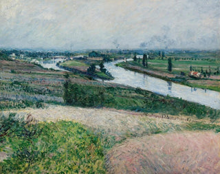 Die Seine an der Pointe de Pinay - Gustave Caillebotte — Ansicht des Kunstwerks