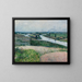 Die Seine an der Pointe de Pinay - Gustave Caillebotte — gerahmtes Bild an der Wand