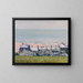 der Gemälde Die Dächer des Hôtel des Roches Noires, Trouville - Gustave Caillebotte — gerahmtes Bild an der Wand