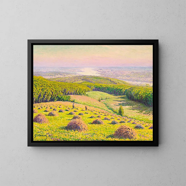 Die Tal - Gustave Cariot — gerahmtes Bild an der Wand
