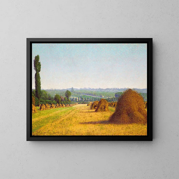 Die Mühlen - Gustave Cariot — gerahmtes Bild an der Wand