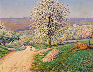 Die blühenden Apfelbäume - Gustave Cariot — Ansicht des Kunstwerks