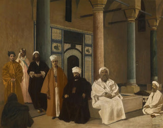 Draußen vor dem Dienstbotenzimmer, Topkapi-Palast, Istanbul - Gustave Cluseret — Ansicht des Kunstwerks