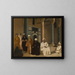 Draußen vor dem Dienstbotenzimmer, Topkapi-Palast, Istanbul - Gustave Cluseret — gerahmtes Bild an der Wand