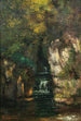 Eine Wasserfall in der Nähe von Ornans - Gustave Courbet — Ansicht des Kunstwerks