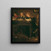 Drei Schulmädchen - Gustave Courbet — gerahmtes Bild an der Wand