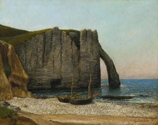 Klippen von Étretat - Gustave Courbet — Ansicht des Kunstwerks
