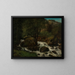 Ruisseau forestier dans le Jura - Gustave Courbet — gerahmtes Bild an der Wand