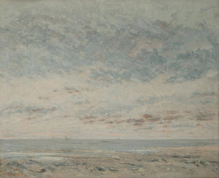 Basse mer à Trouville - Gustave Courbet — Ansicht des Kunstwerks