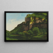 Rochers à Mouthier - Gustave Courbet — gerahmtes Bild an der Wand
