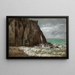 Strand von Étretat - Gustave Courbet — gerahmtes Bild an der Wand