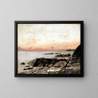 Gustave Courbet - Sunset Vevey Switzerland.webp