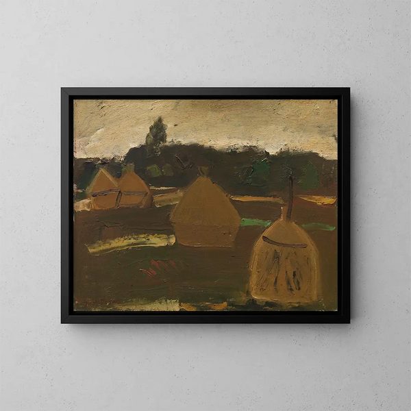 Meules - Gustave De Smet — gerahmtes Bild an der Wand