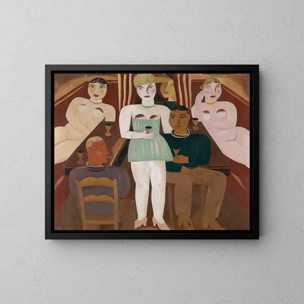 Das gute Haus - Gustave De Smet — gerahmtes Bild an der Wand