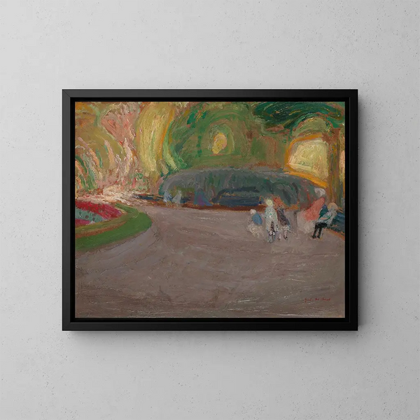 Vondelpark - Gustave De Smet — gerahmtes Bild an der Wand