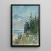 Ansicht des Genfersees bei Montreux - Gustave Doré — gerahmtes Bild an der Wand