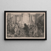 L'entrée du Christ à Jérusalem - Gustave Doré — gerahmtes Bild an der Wand